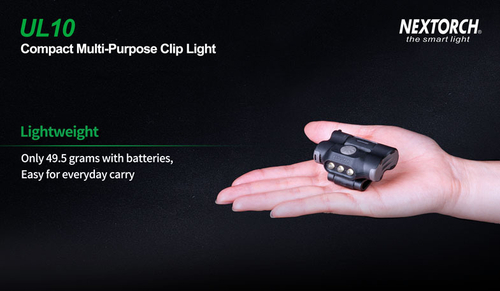 Фонарь Nextorch UL10, 65 люмен, с клипсой (UL10)