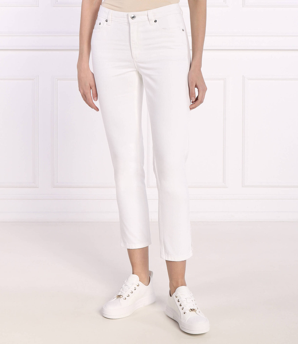 Джинсы SIDE SLIT JEANS Michael Kors - белый(MR4905380V)