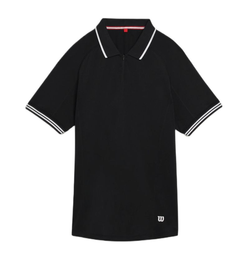 Мужское теннисное поло Wilson Players Seamless 2.0 - black