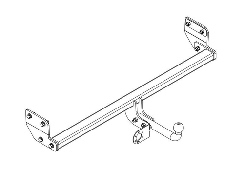 Фаркоп AvtoS для KIA Seltos 2020- с универсальной электрикой Smart(блок) и сертификатом в комплекте, арт.(KI 36+smart)