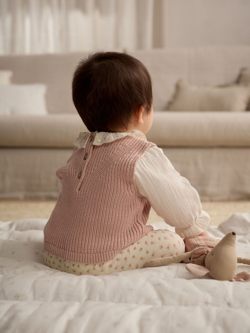 Комплект из трех предметов для малышей Next E65-157, Розовый, Молочный