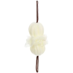 Мочалка нейлоновая «Premium - PANADERA», цвет , цвет белый, 19*12см (ZIP пакет)