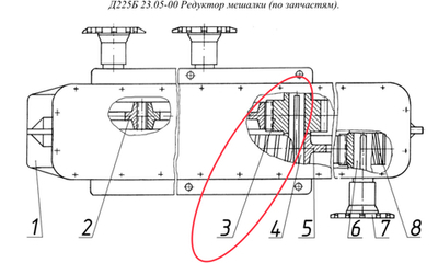 Д225Б 2305-04А Шестерня