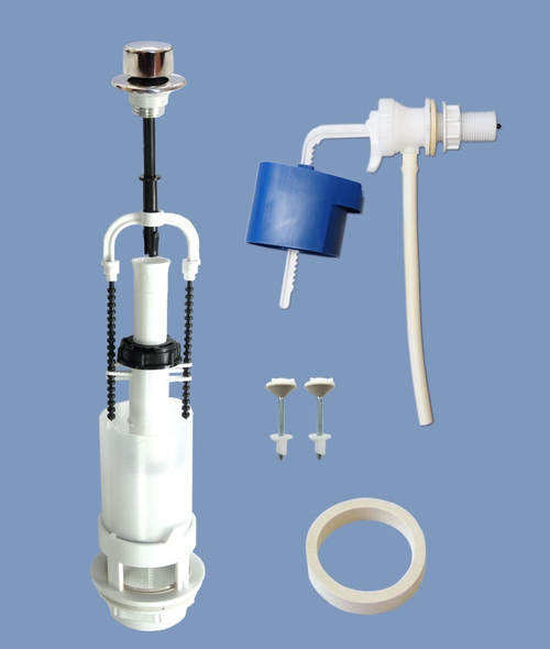 Арматура д/бачка УКЛАД с БОКОВОЙ  1/2 (ДЕРГАЛКА)  (30/1шт)