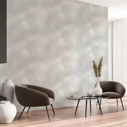 Флизелиновые обои Cloud 10.05 х 1.06 м, цвет серый, принт Однотонный, полезный