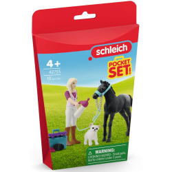 Schleich Horse Club - Набор для груминга с жеребенком и Софией 42755