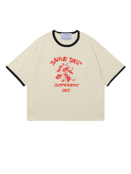 Футболка Кор. Рукав Same Shit Ringer Tee