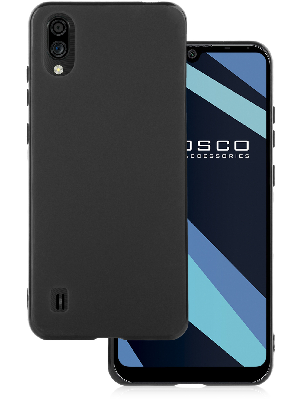 Чехол ROSCO для ZTE Blade A5 (2020);ZTE Blade A51 Lite оптом (арт. ZTE-BA5(20)-COLOURFUL-BLACK)