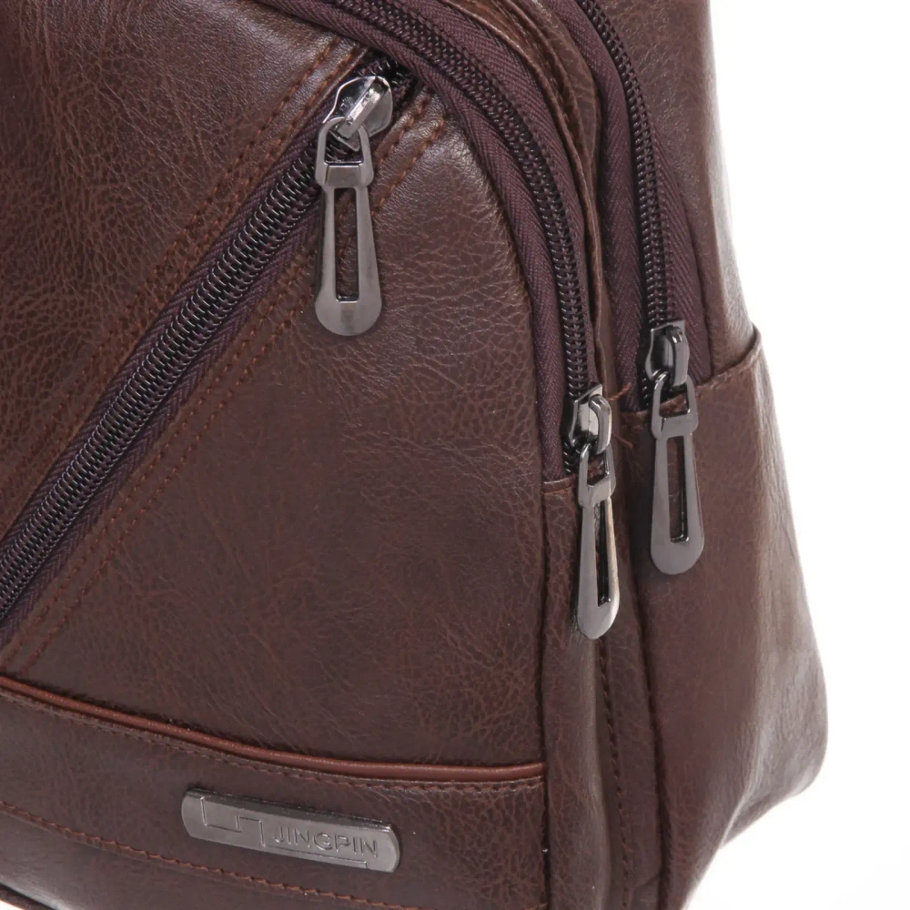 Сумка мужская «Creative Hardy», цвет коричневый, два отделения и карман, 29*17*5,5см