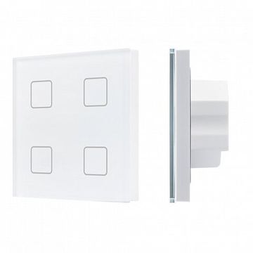 Встраиваемая стеклянная сенсорная панель DALI 046574 белый DALI-301-11-IN White (BUS/24V, Backlight) INTELLIGENT Arlight