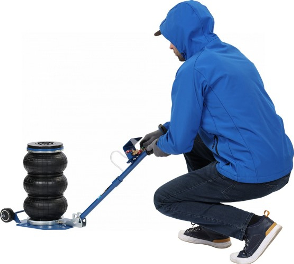 Домкрат подкатной NORDBERG N023 пневматический, 3 т