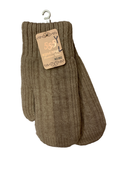 Варежки. Унисекс. Материал верха: Шерсть-текстиль. Подклад: Махровые. Очень Толстые. 12 шт в упаковке, разные цвета.