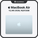Apple MacBook Air 13 M5, 16/512GB