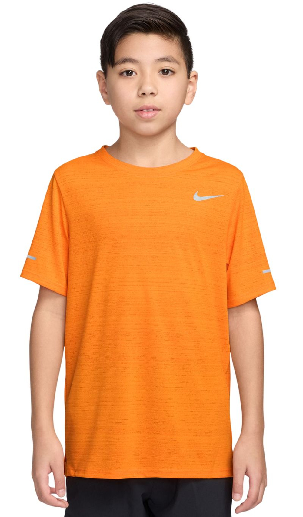 Детская теннисная футболка Nike Kids Miler Dri-Fit - bright ceramic