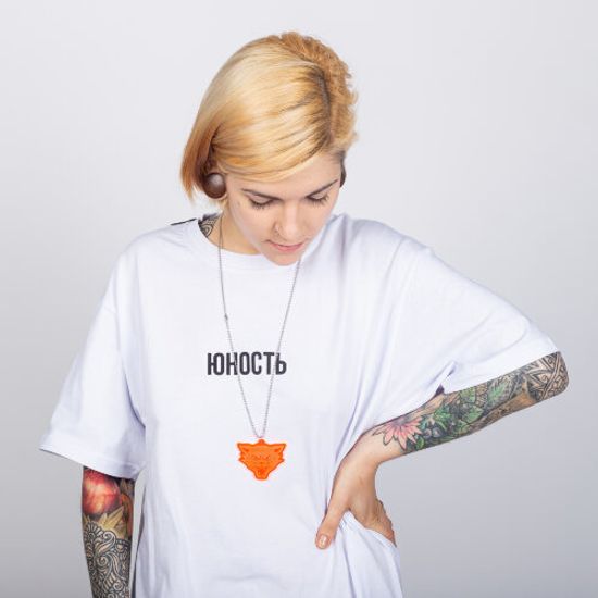 Подвеска из плексигласа ЮНОСТЬ™ «Кот» - 110см (Оранжевый)