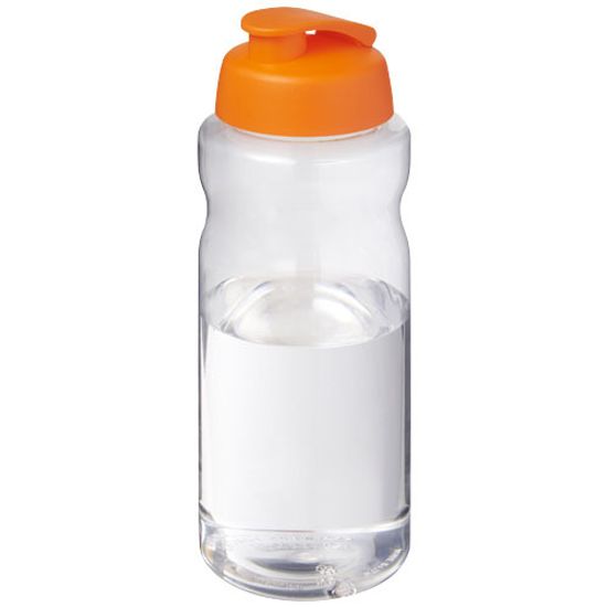 Спортивная бутылка H2O Active® Big Base объемом 1 л с откидывающейся крышкой