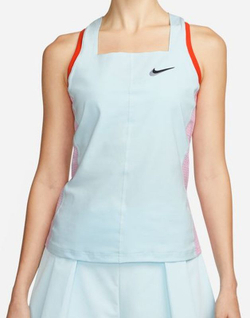 Женский топ теннисный Nike Court Dri-Fit Slam Tank - Бирюзовый