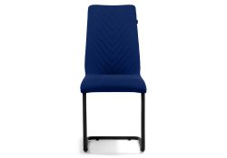 Стул на металлокаркасе Лулла темно-синий / черный