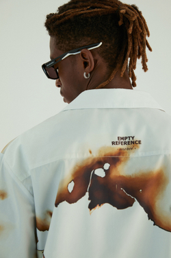 Рубашка ER "Ash Pattern" Short-Sleeved Cuban Shirt