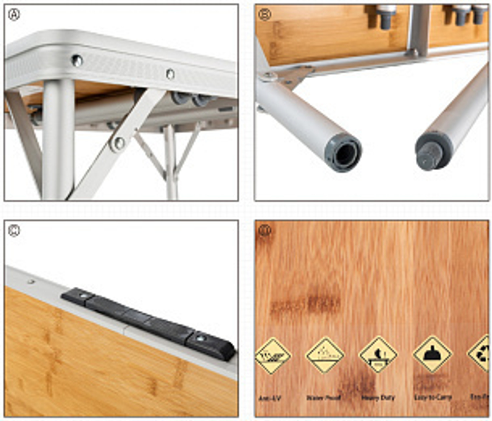 СТОЛ СКЛАДНОЙ KINGCAMP 3935 BAMBOO TABLE S