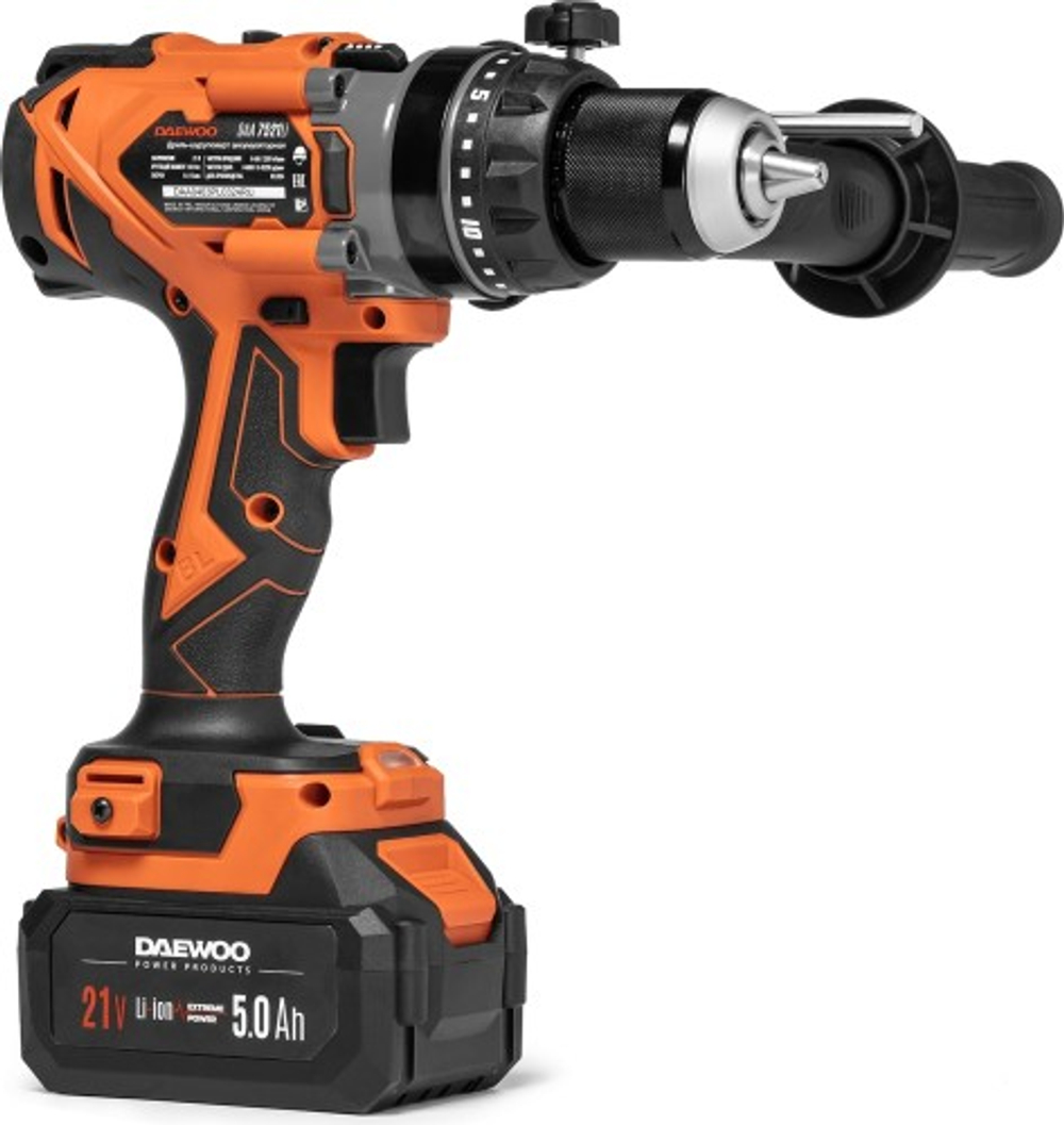 Дрель-шуруповерт аккумуляторная DAEWOO DAA 7521Li SET ударная