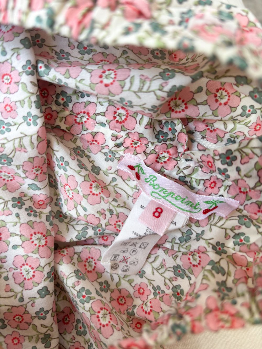 Хлопковая блузка Bonpoint, 128