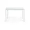 Стол обеденный Atta 120(180)x80 белое стекло