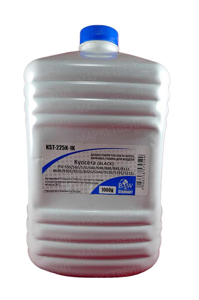 Тонер B&amp;W для Kyocera TK-895/5140/5150/5270/5280/8115/8325 Black (Tomoegawa VF03-K/ED-90K) (1кг) Standart
