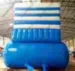 Надувной водный батут с бассейном «Пляжный оазис», 13*4,5*6 м