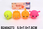 Набор игрушек для купания 4шт, пакет W8643