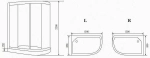 Душевая кабина Timo Standart T 1102 120x85
