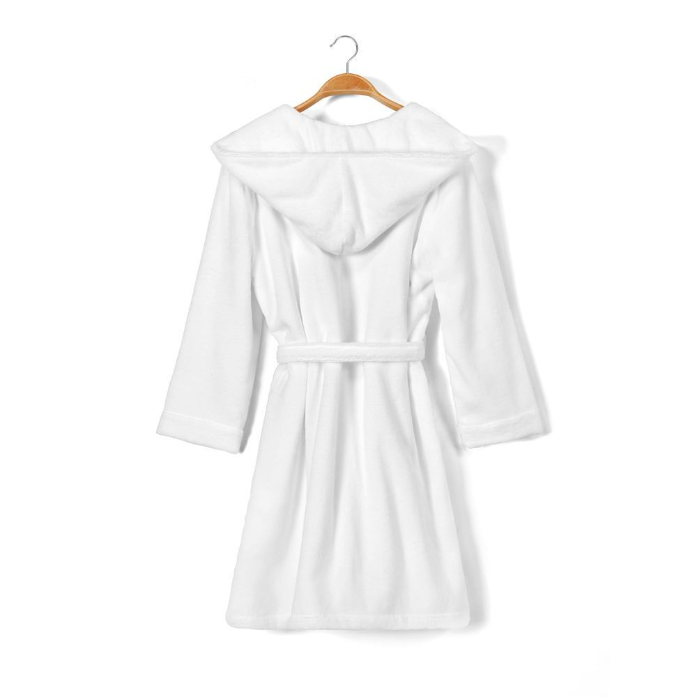 Халат махровый с капюшоном Casual Avenue Chicago белый вид