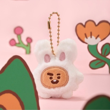 Брелок BT21 - SHOOKY Flat Plush Keyring K-TOKKI