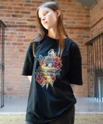 Футболка Hardlunch оверсайз Burger черная