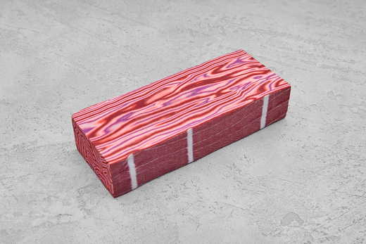 Авторская микарта, блок 132х50х28мм L090