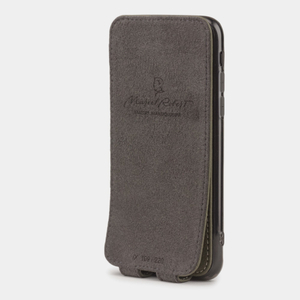 Чехол для iPhone X/XS из натуральной кожи теленка, зеленого цвета