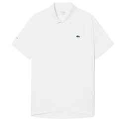Мужское теннисное поло Lacoste Tennis x Novak Djokovic On Court - white