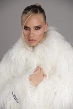 Шуба Velata удлиненная, Белая