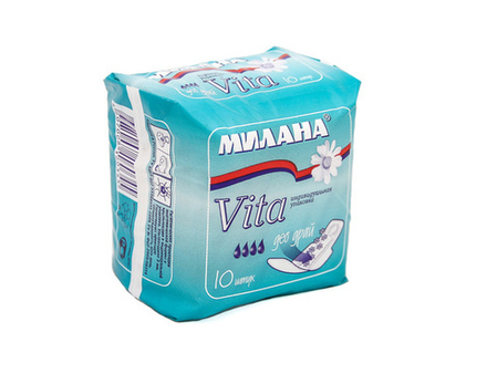 Прокладки "Милана-VITA" ДЕО Драй/36 СВ- БИРЮЗОВЫЙ 604