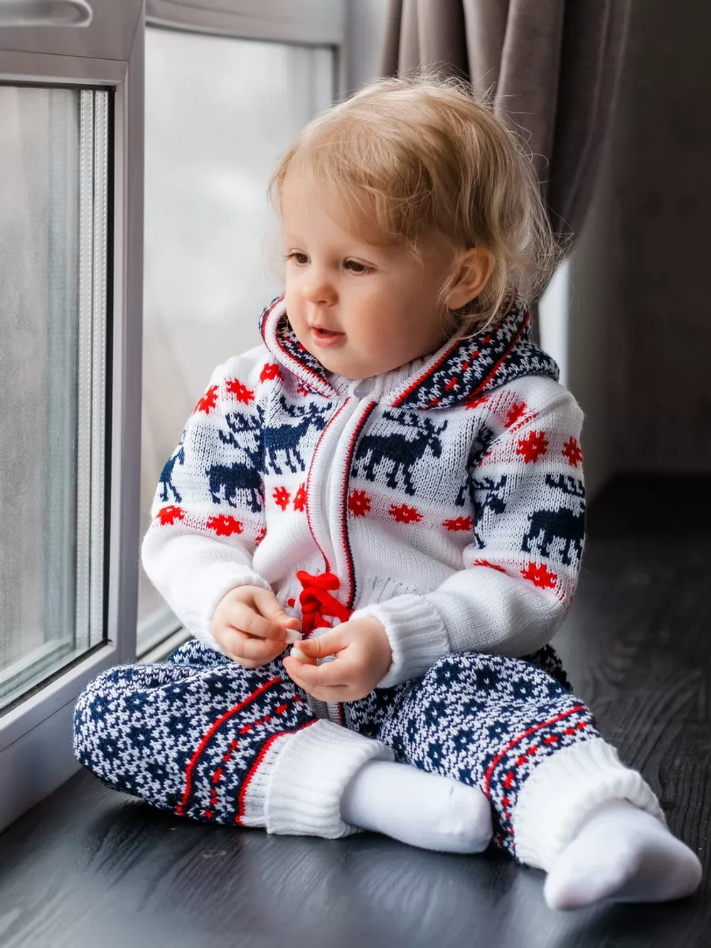 Комбинезон вязаный