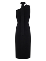 midi dress with a choker