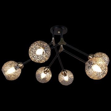 Люстра потолочная ILLUMICO E14 IL0264-6CSQ-79 BK AB