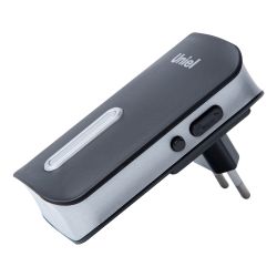 UDB-095W-R1T1-38S-BL-SL Звонок электронный. 220В. Радиус действия 150 м. Черный с серебристым. ТМ Uniel