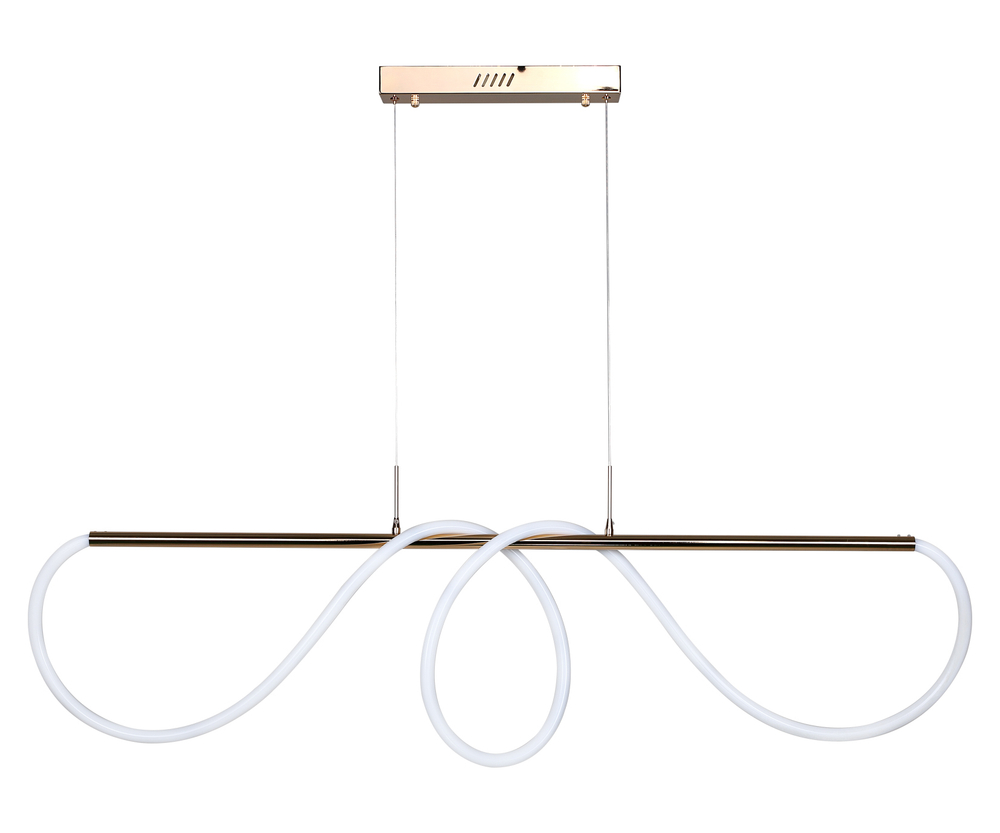 08041,33(3000K) Подвес димм.Далия золото (длина корпуса 120см)