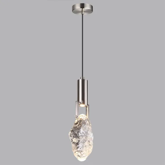 6696/5L MIDCENT ODL24 339 Подвесной светильник матовый никель/металл/стекло IP20 LED 5W 200Лм 3000K LIA