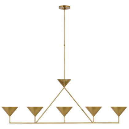 Люстра Visual Comfort Orsay XL 5-Light Linear Chandelier