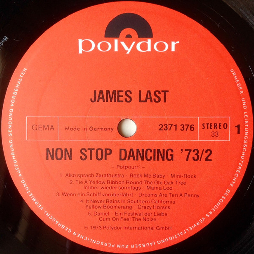 James Last / Non Stop Dancing 1973/2 (LP)