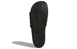 Adidas Adilette thick-soled outer wear one-piece rubber-soled slippers for men and women in the same style black and white