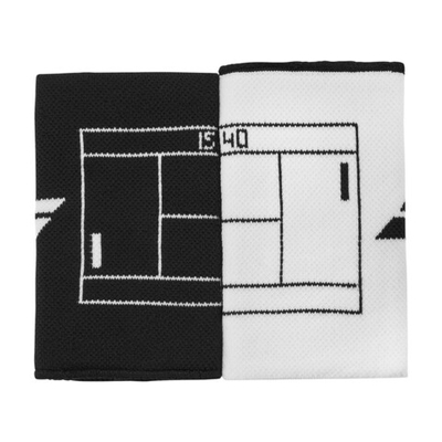Напульсник теннисный Babolat Reversible Jumbo Wristband - white/black