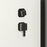 Душевая кабина Niagara Standart ST100/15Q/BL (100х100х215) квадрат,поддон 15см,распашная,проф.черный,3 места